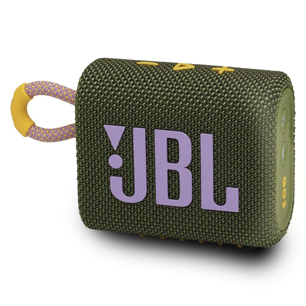 JBL Go 3 Portable Waterproof Wireless IP67 Dustproof Outdoor Bluetooth Speaker (Green) - Image 2