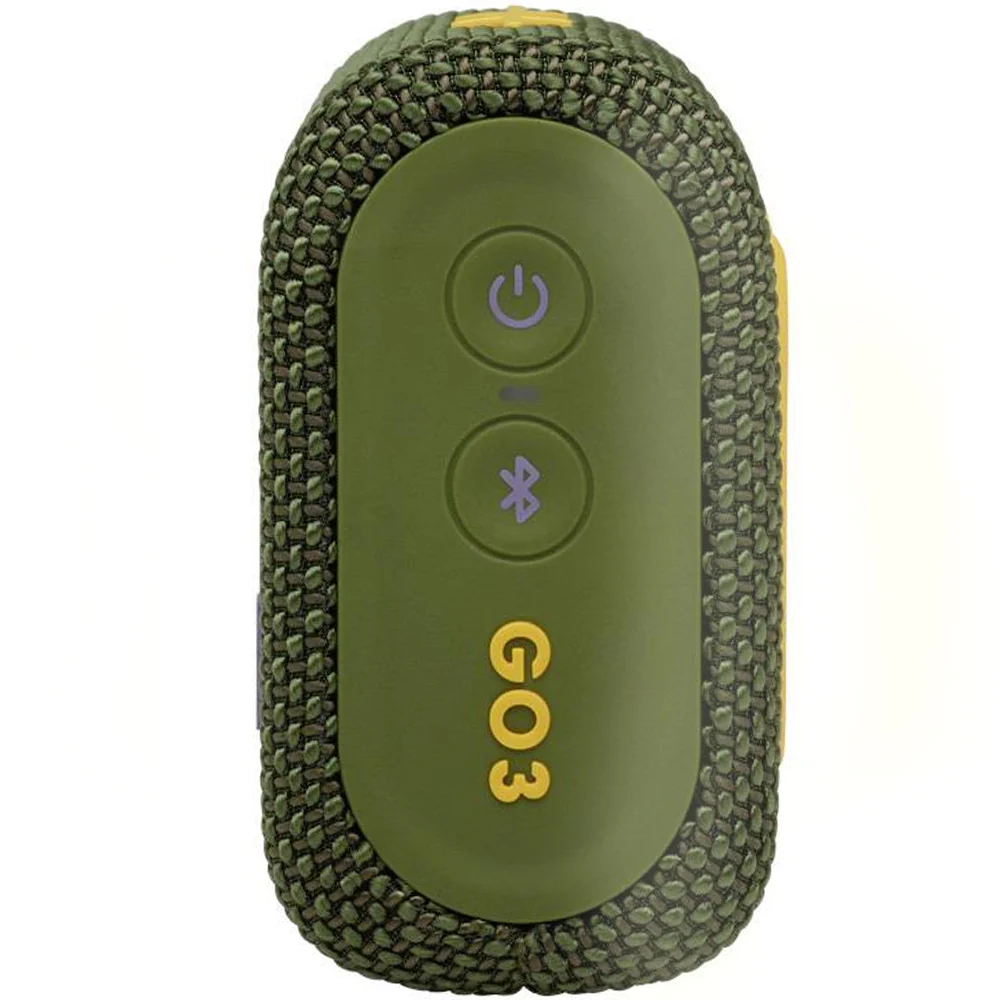 JBL Go 3 Portable Waterproof Wireless IP67 Dustproof Outdoor Bluetooth Speaker (Green) - Image 3