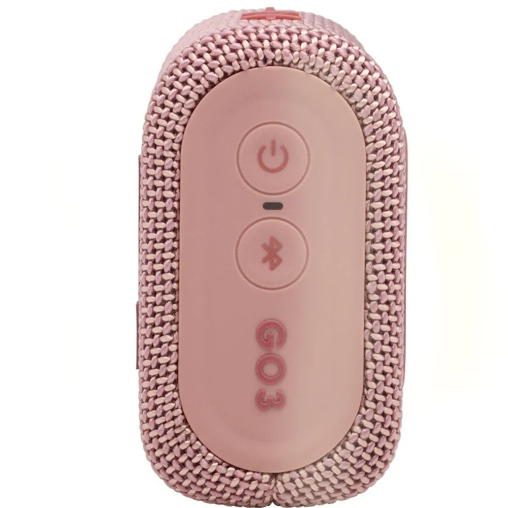 JBL Go 3 Portable Waterproof Wireless IP67 Dustproof Outdoor Bluetooth Speaker (Pink) - Image 3