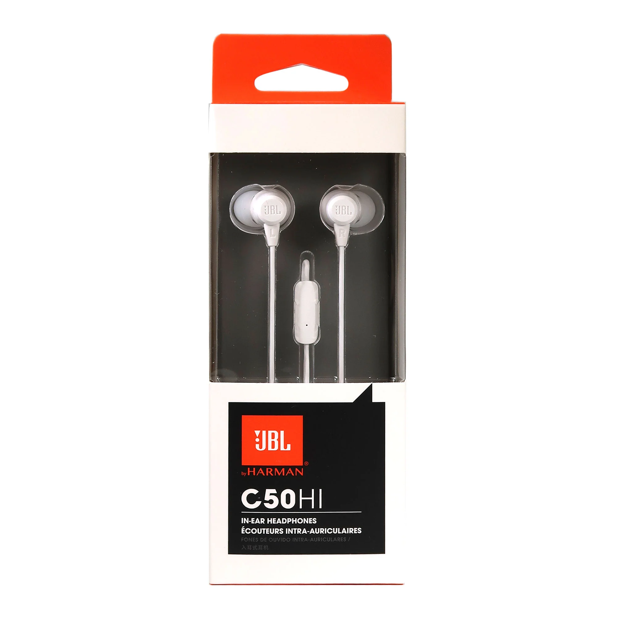 JBL Live 460NC Noise-Canceling Wireless On-Ear Headphones (White) with JBL C50HI In-Ear Headphones White - Image 8