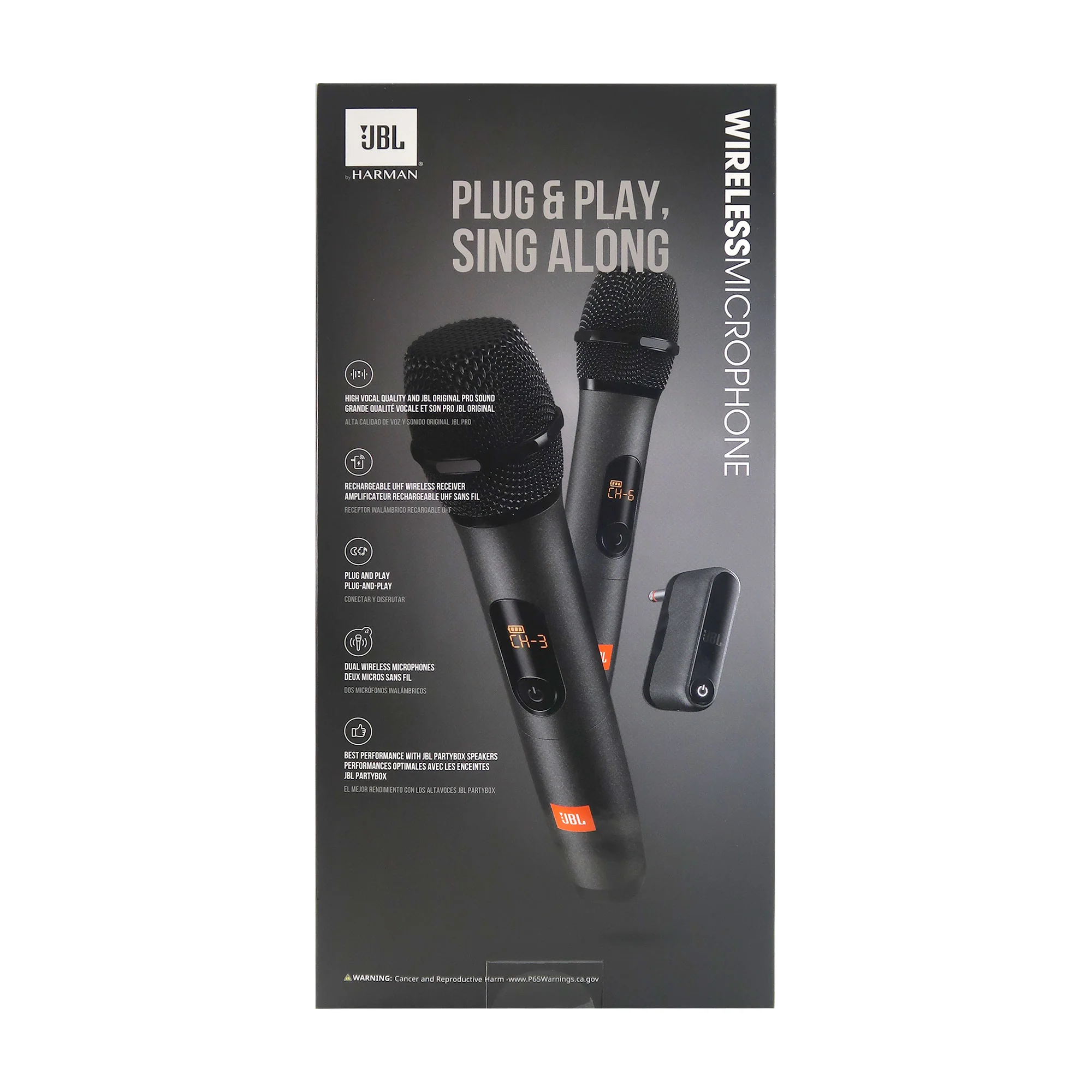JBL Wireless Two Microphone System with Dual-Channel Receiver and "REFURBISHED" JBL Tune 760NC Noise-Canceling Wireless Headphones - Image 6