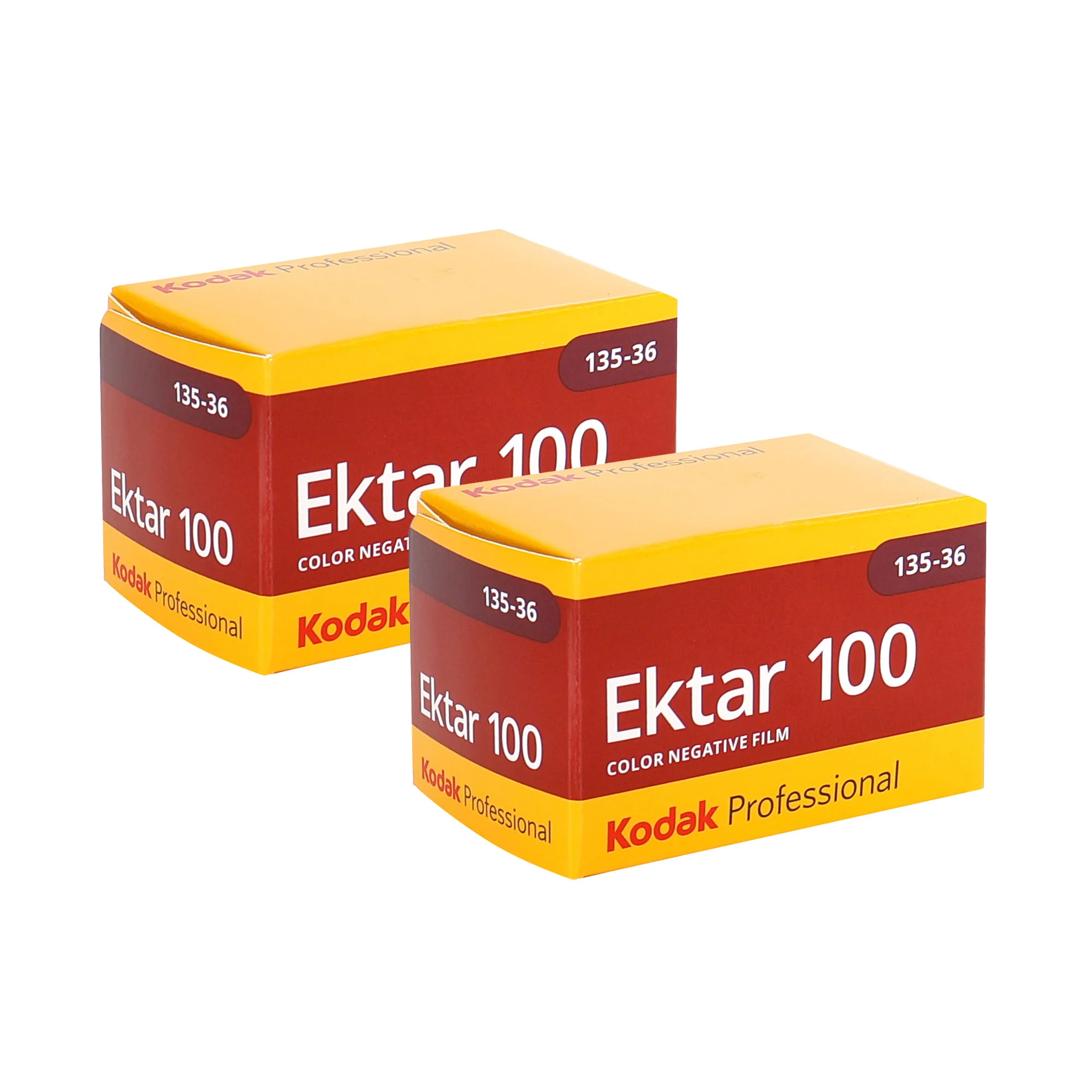 2x Kodak Professional Ektar 100 Color Negative Film (35mm Roll Film, 36 Exposures)
