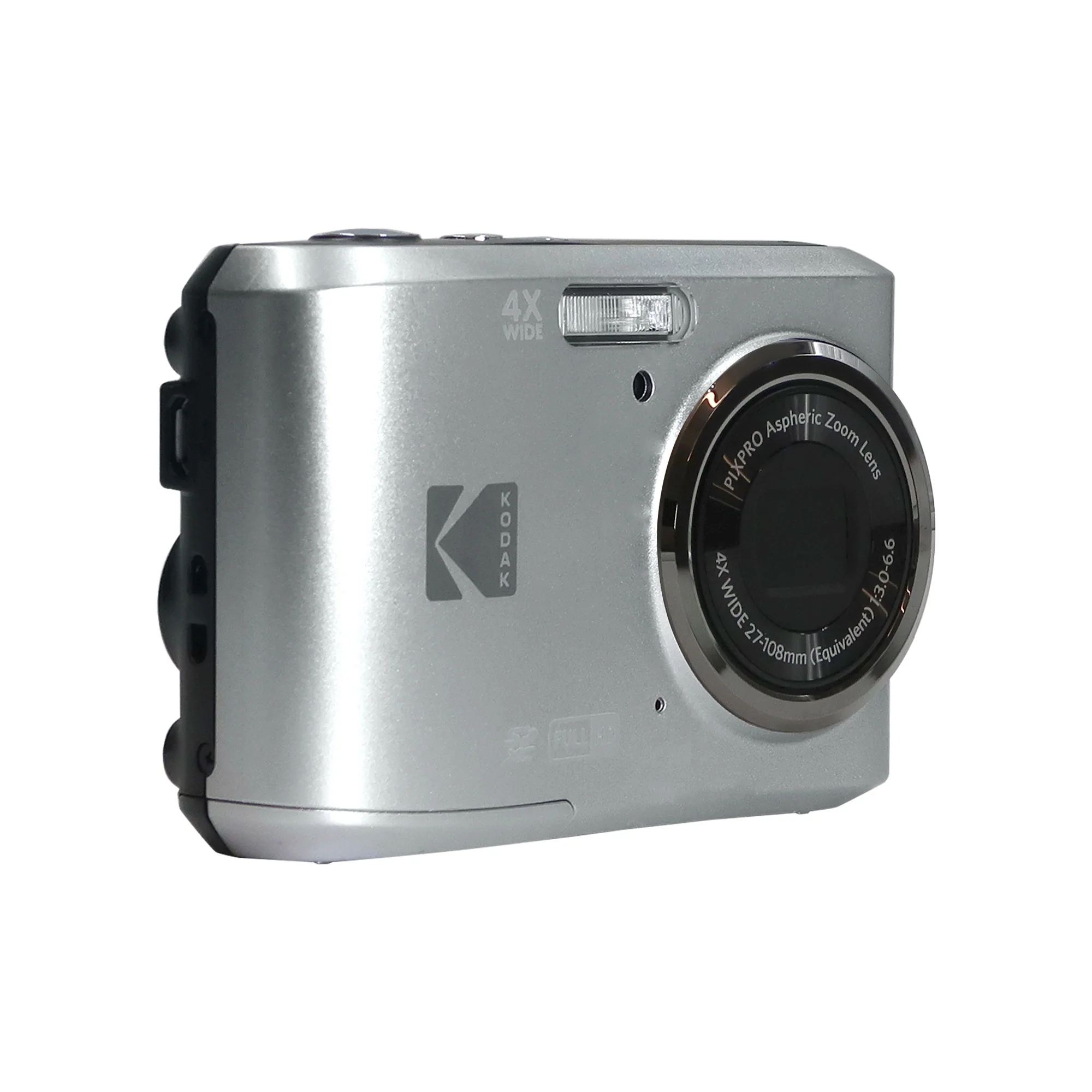 Kodak Pixpro FZ45 Portable 16MP Digital Camera (Silver) + Sandisk 64GB Extreme PRO SDXC UHS-I Memory Card - Image 2