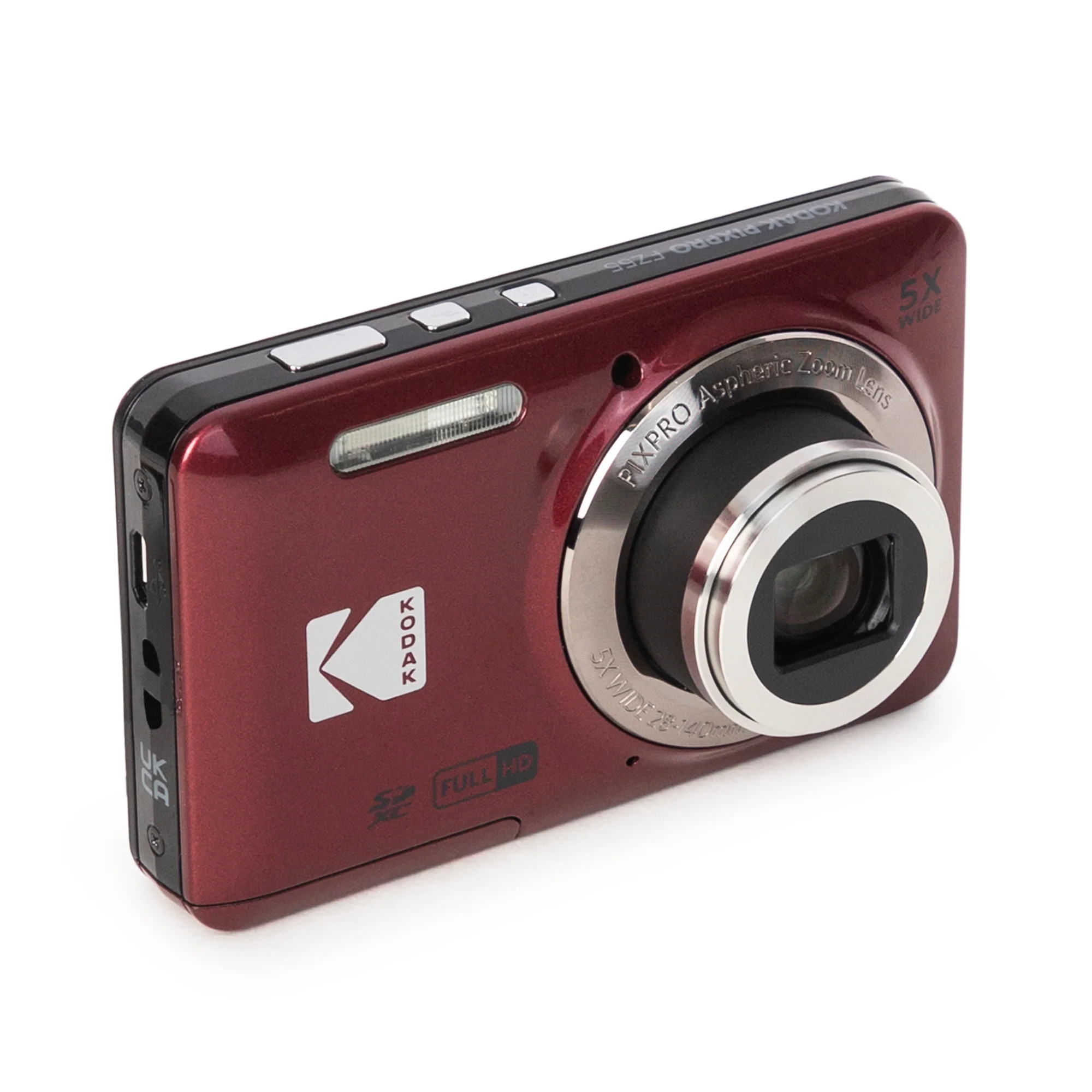 Kodak PIXPRO FZ55 16MP Digital Camera Red with SanDisk 32GB SDHC Ultra Memory Card - Image 4