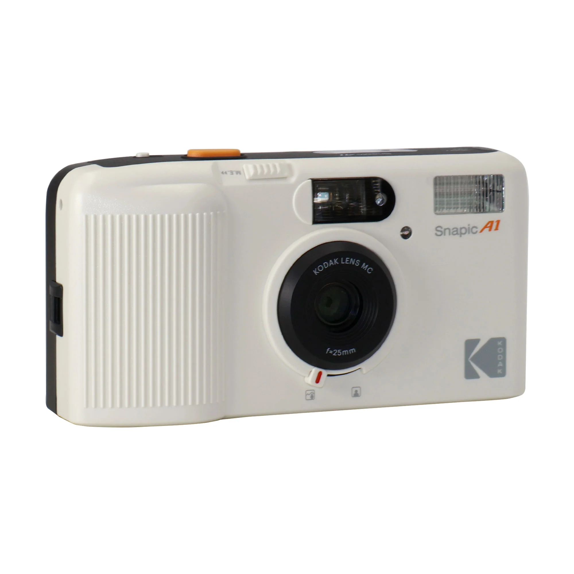 Kodak Snapic A1 35mm Film Camera (Ivory White) + Kodak ColorPlus 200 Color Negative Film (35mm Roll Film, 36 Exposures) 6031470 + 4x Alkaline AAA Batteries - Image 3
