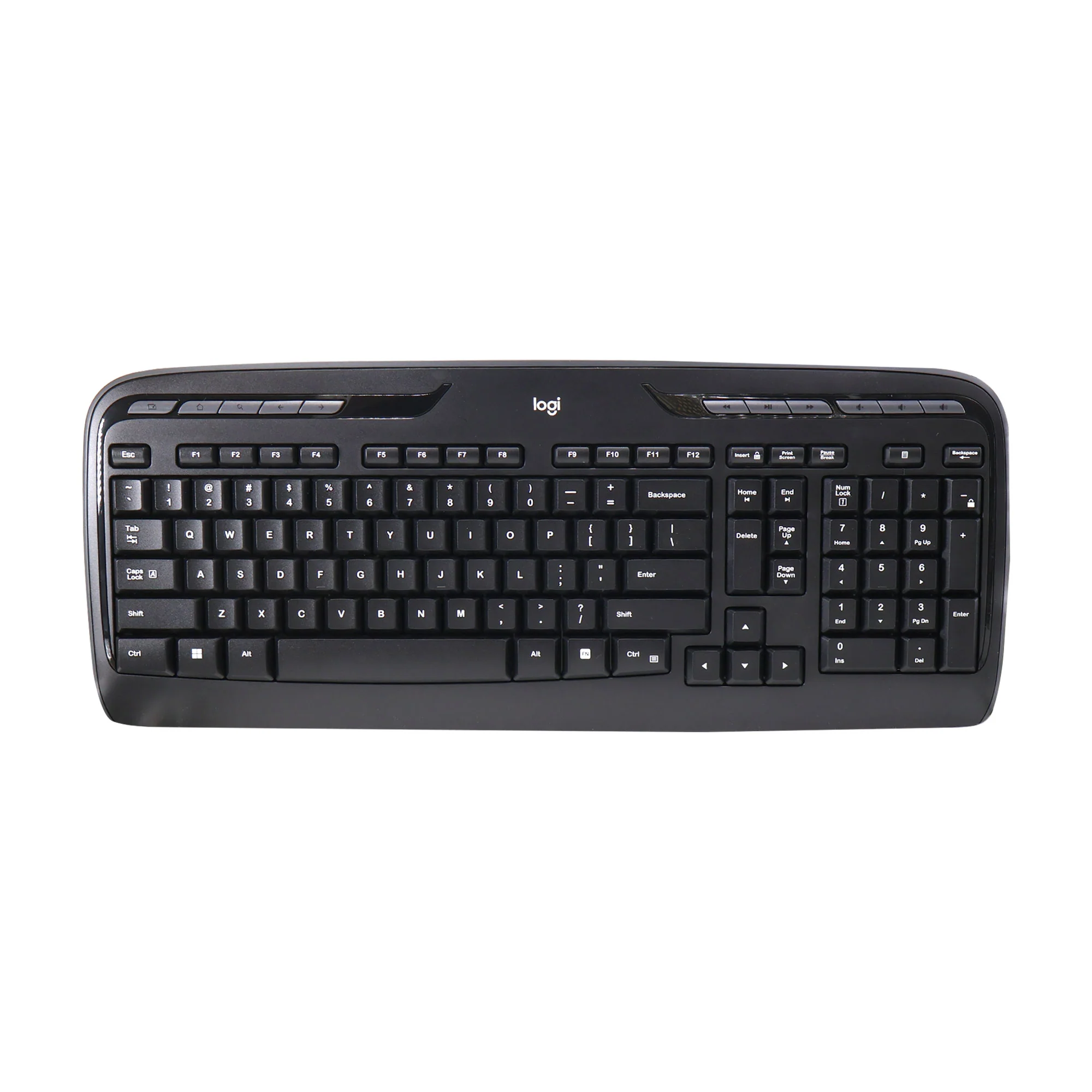 Logitech MK320 Full-size Wireless Membrane Keyboard and Mouse Bundle for PC - Black + 3pc Cleaning Kit - Image 3