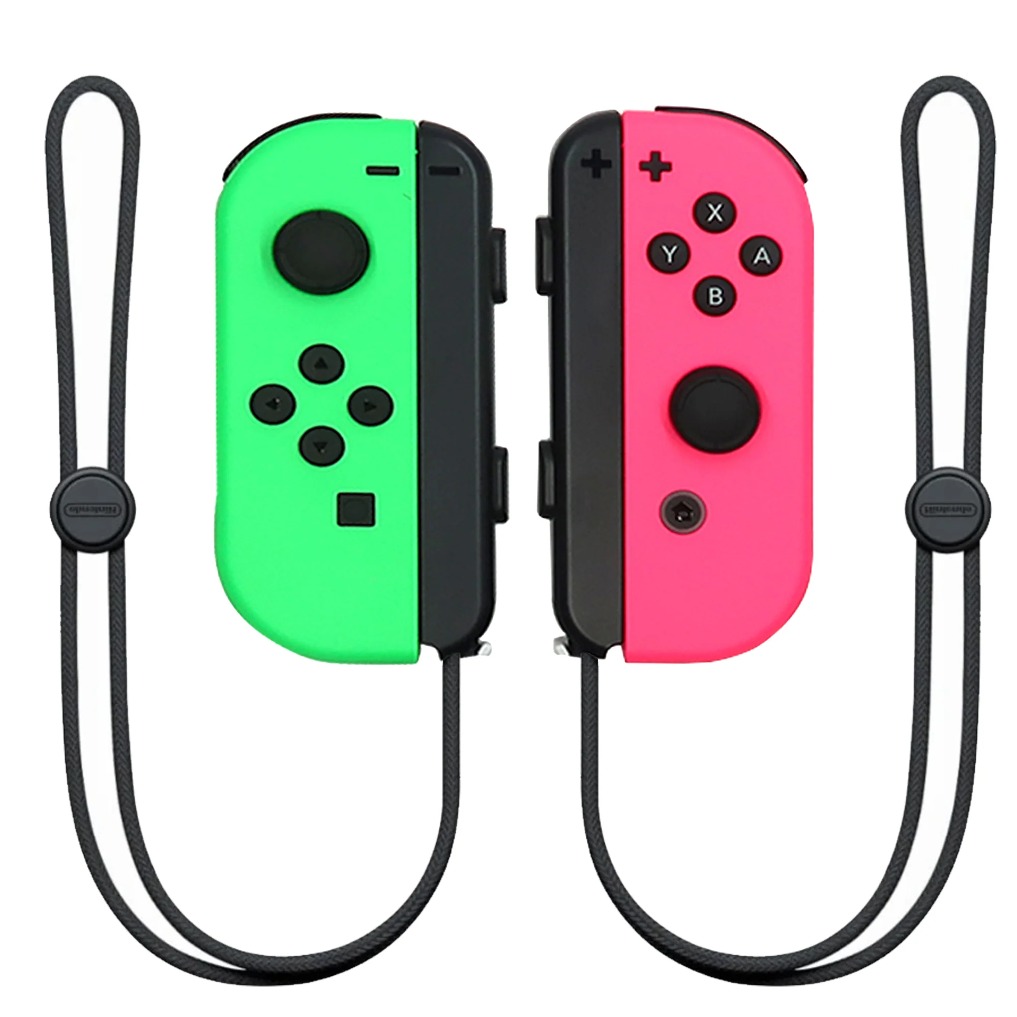 Nintendo Switch Joy-Con Controllers (Blue / Neon Yellow) with Neon Pink / Neon Green - Image 7