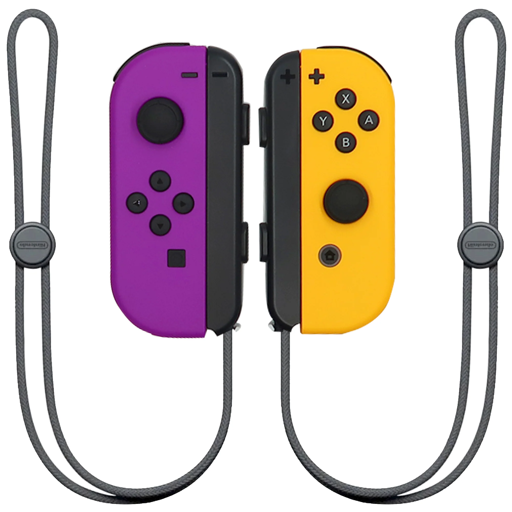 4x Nintendo Switch Joy-Con Controllers (Neon Purple / Neon Orange) - Image 2