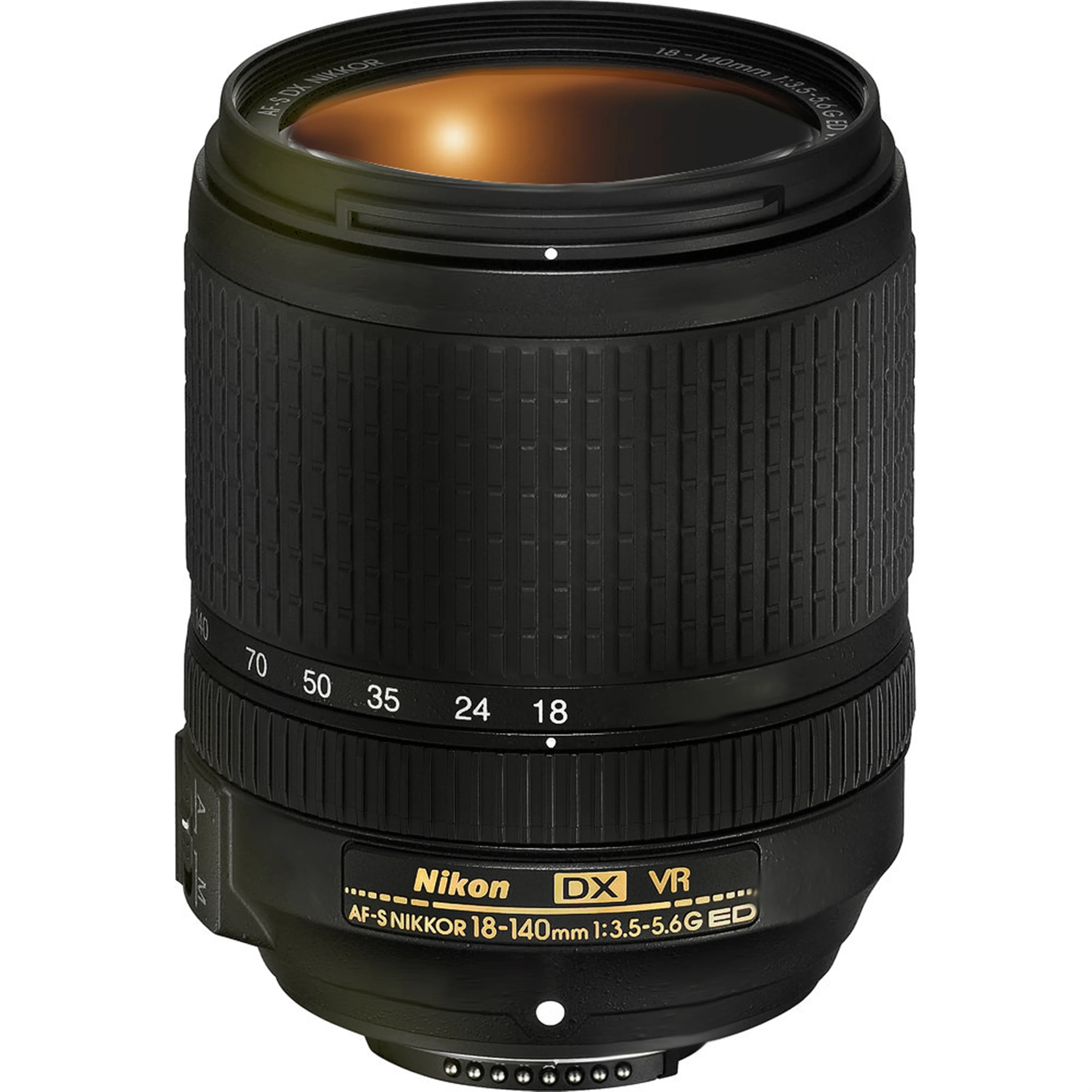 Nikon AF-S DX NIKKOR 18-140mm f/3.5-5.6G ED VR Lens + 67mm UV Filter + Rear & Front Lens Cap + Tulip Lens Hood + Lens Cap + Lens Cap Holder - Image 2