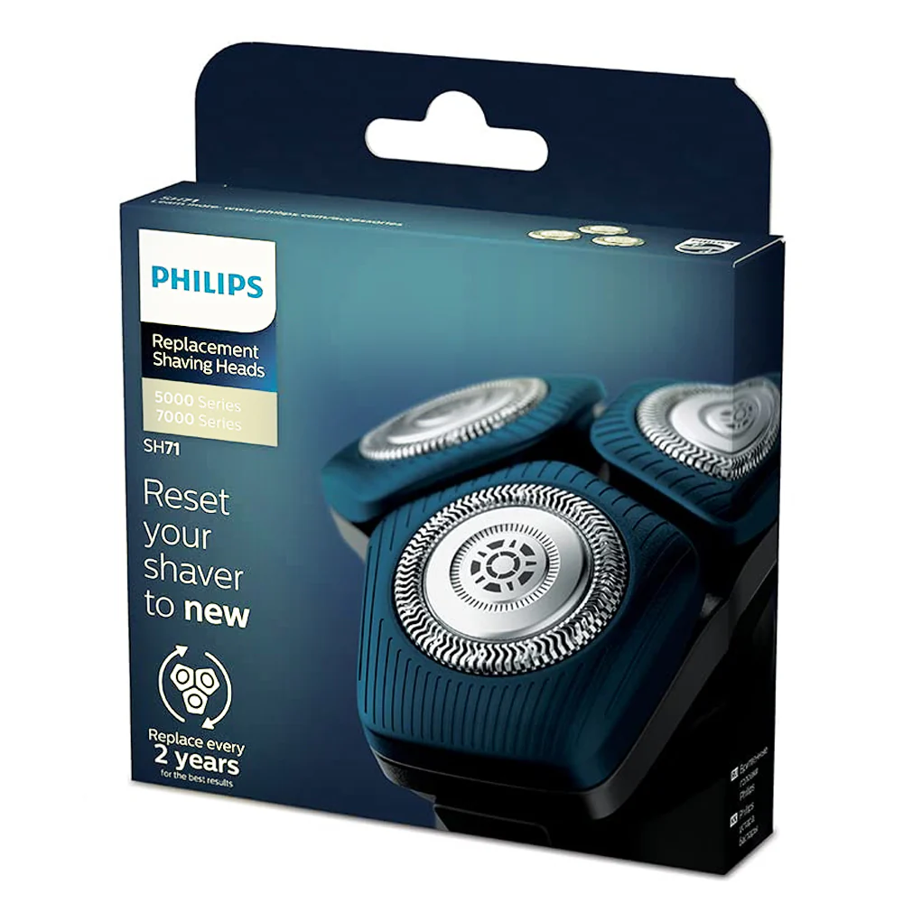 5x Philips Shaver Head Replacement Blades SH71/50 for Shavers Series 7000 and Pentagon-Shaped Series 5000 - - Image 3