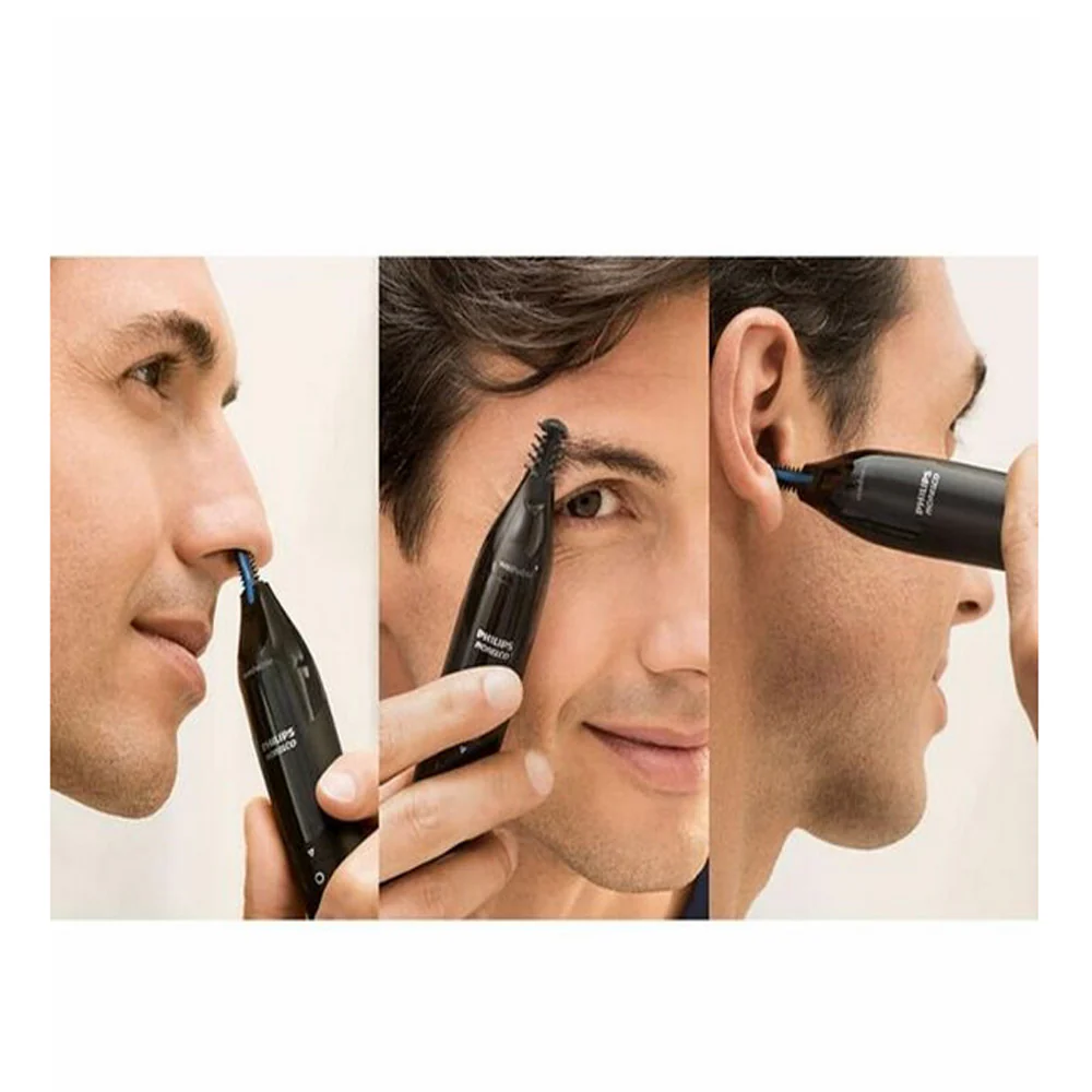 Philips Norelco 5000X Rechargeable Wet & Dry Shaver X5004/84 + 2x Philips Norelco Ultimate Comfort Nose Trimmer 1000 Battery Powered NT1605/60 - Image 11