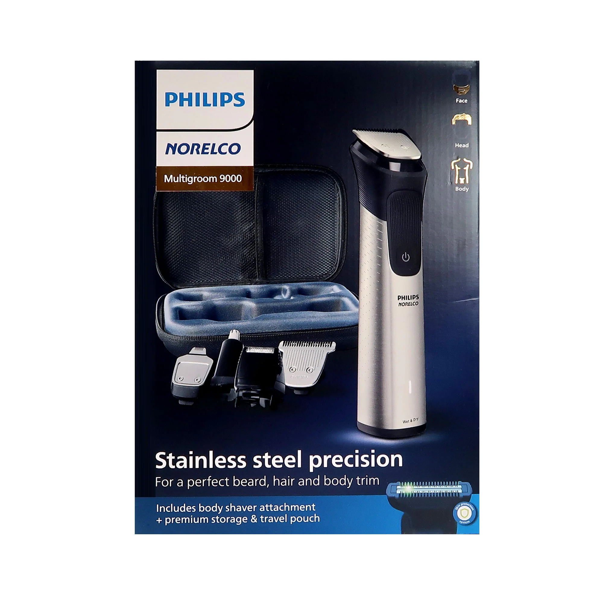 Philips Norelco Multigroom Series 9000 All-In-One Trimmer with Philips Norelco Nose Trimmer 3000 for Nose, Ears Eyebrows #NT3600/62 - Image 3