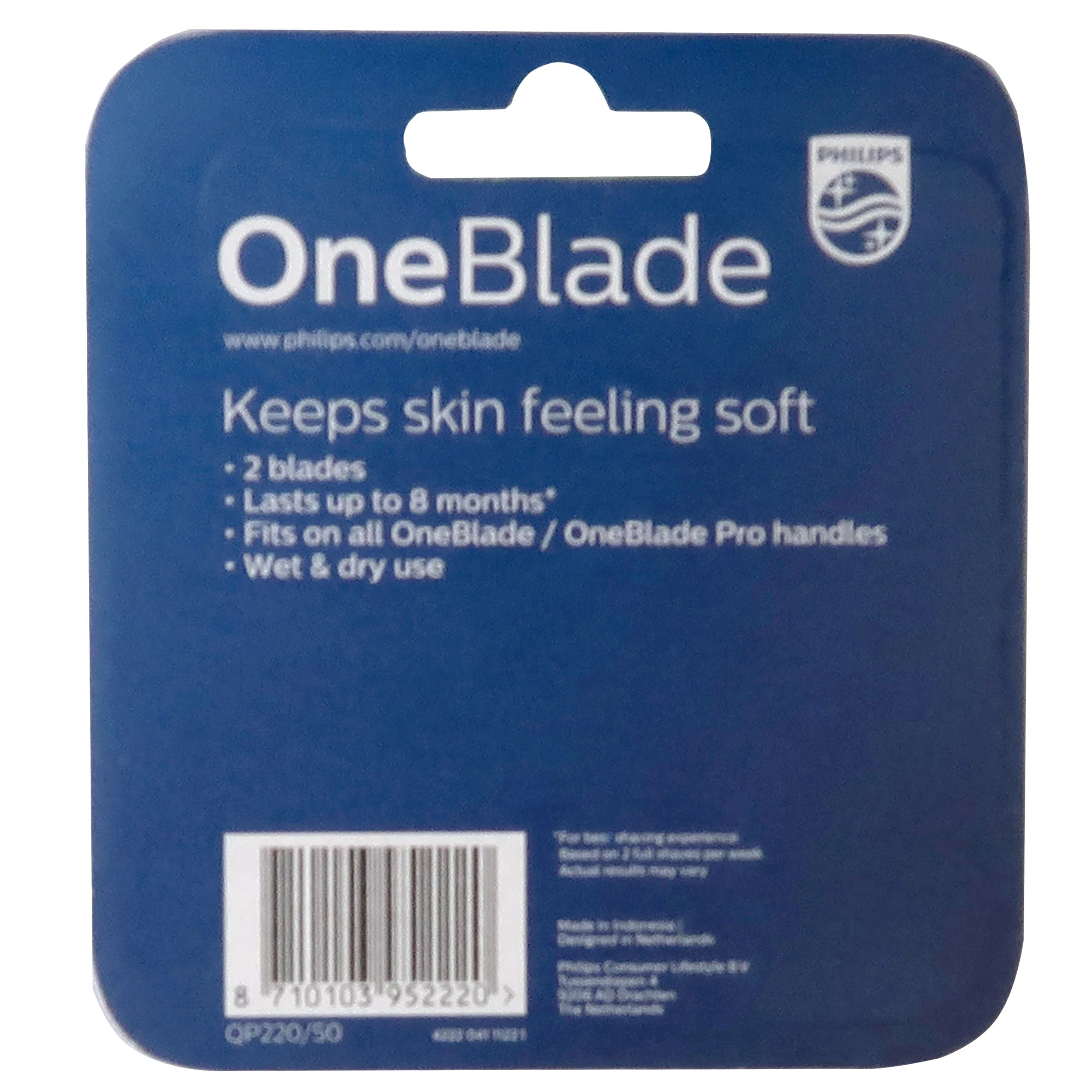 10x Philips OneBlade Replacement Blade Wet & Dry fits All OneBade and OneBlade Pro Handles - 2 Pack - Image 3