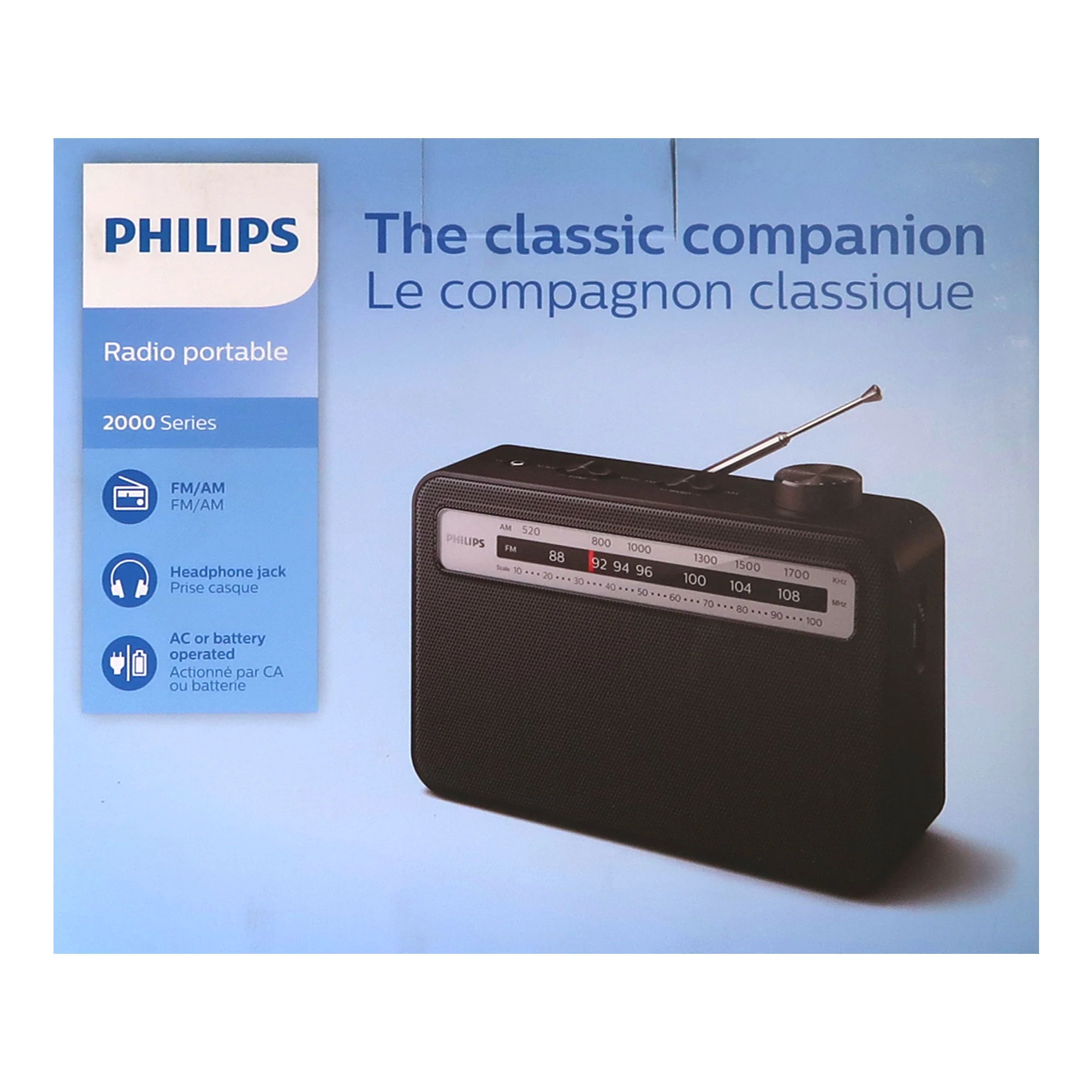 Philips AM FM Portable Radio 2000 Series (TAR2506/37) - Image 6