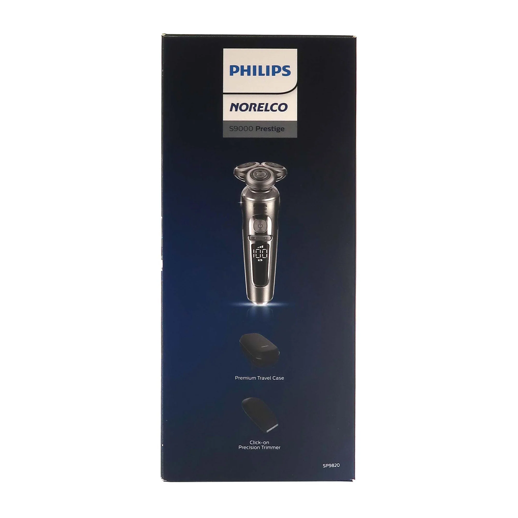 Philips Norelco Shaver 9000 Prestige, Rechargeable Wet or Dry Electric Shaver with Trimmer Attachment and Premium Case, SP9820/87 + Philips Norelco Shaving Replacement Heads for Shaver Series 9000, 3 Pack SH91/56 - Image 3