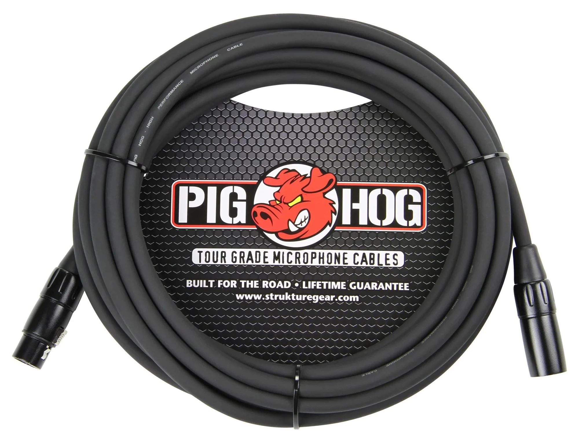 12x Pig Hog High Performance 8mm XLR Microphone Cable, 25 ft - PHM25 - Image 2