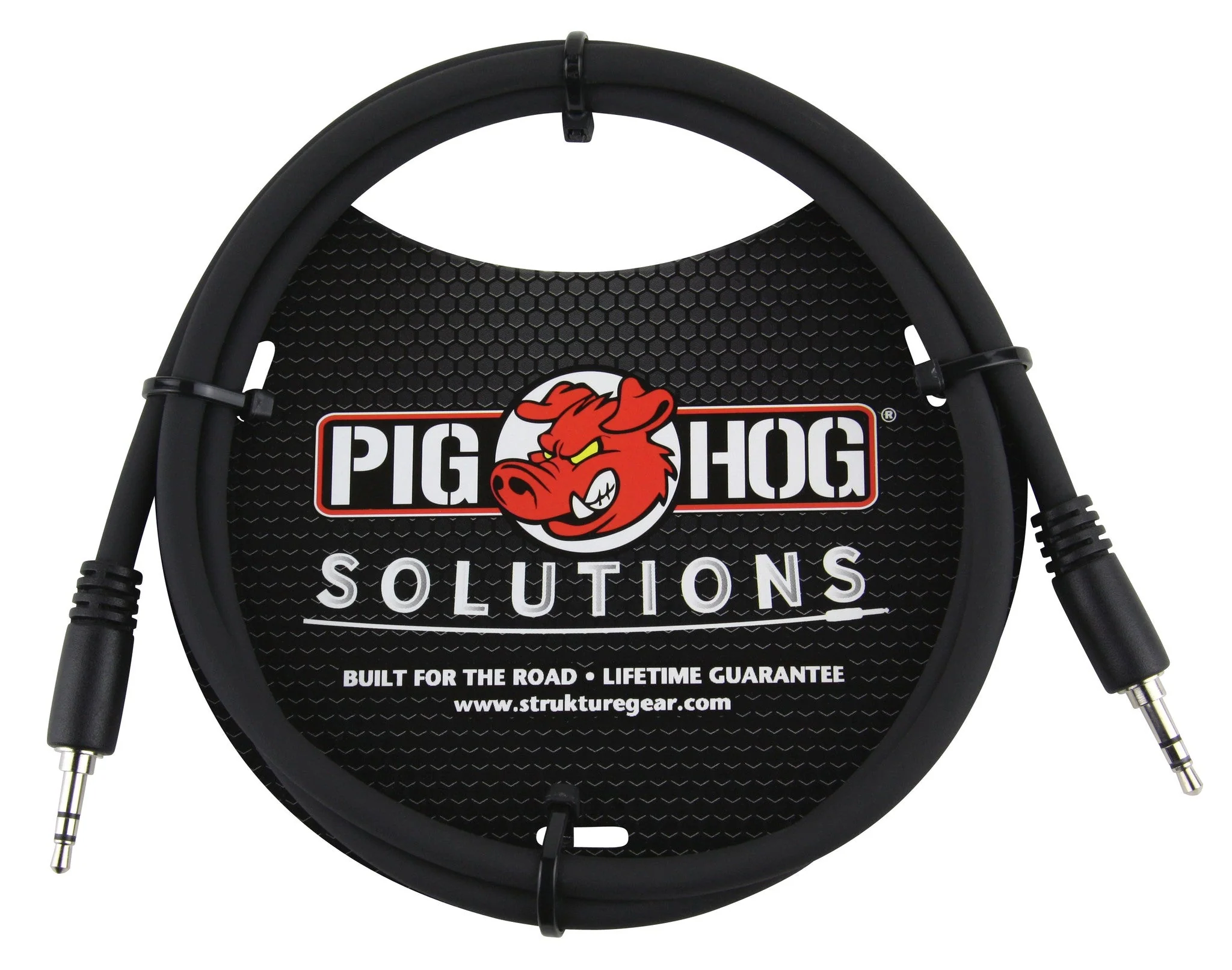 3x Pig Hog Solutions 3.5mm Audio to 3.5mm Audio Adapter Cable - 3ft - Image 2