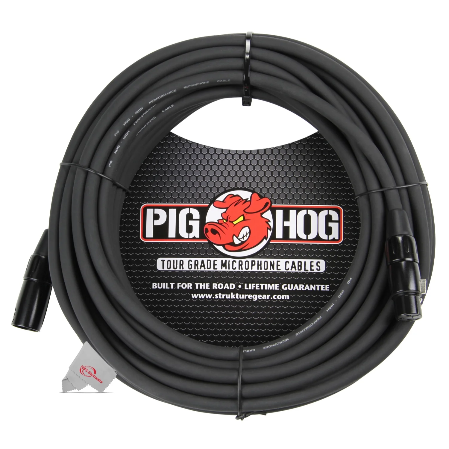 Pig Hog 8mm XLR Microphone Cable Male to Female 30 Ft Fully Balanced Premium Mic Cable - 5 Units - Image 2
