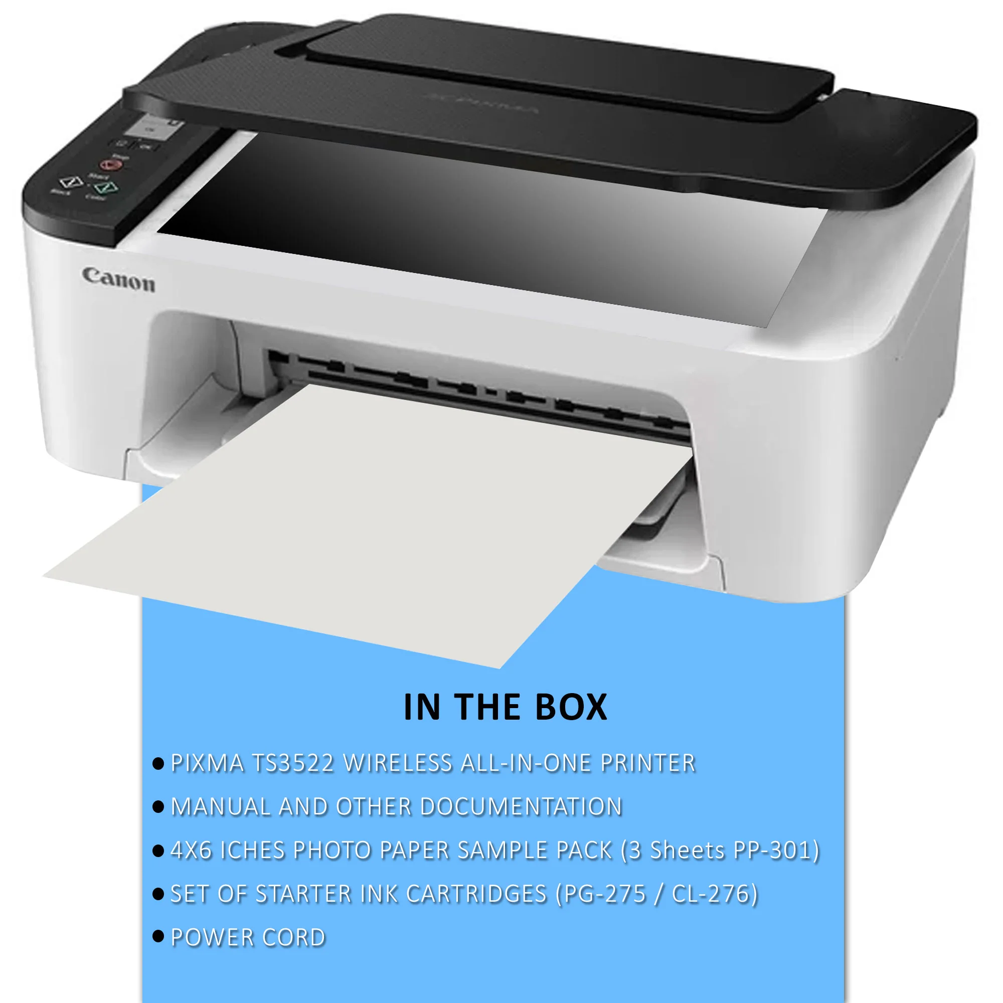 Canon PIXMA Wireless All-In-One Printer TS3522 - Image 6