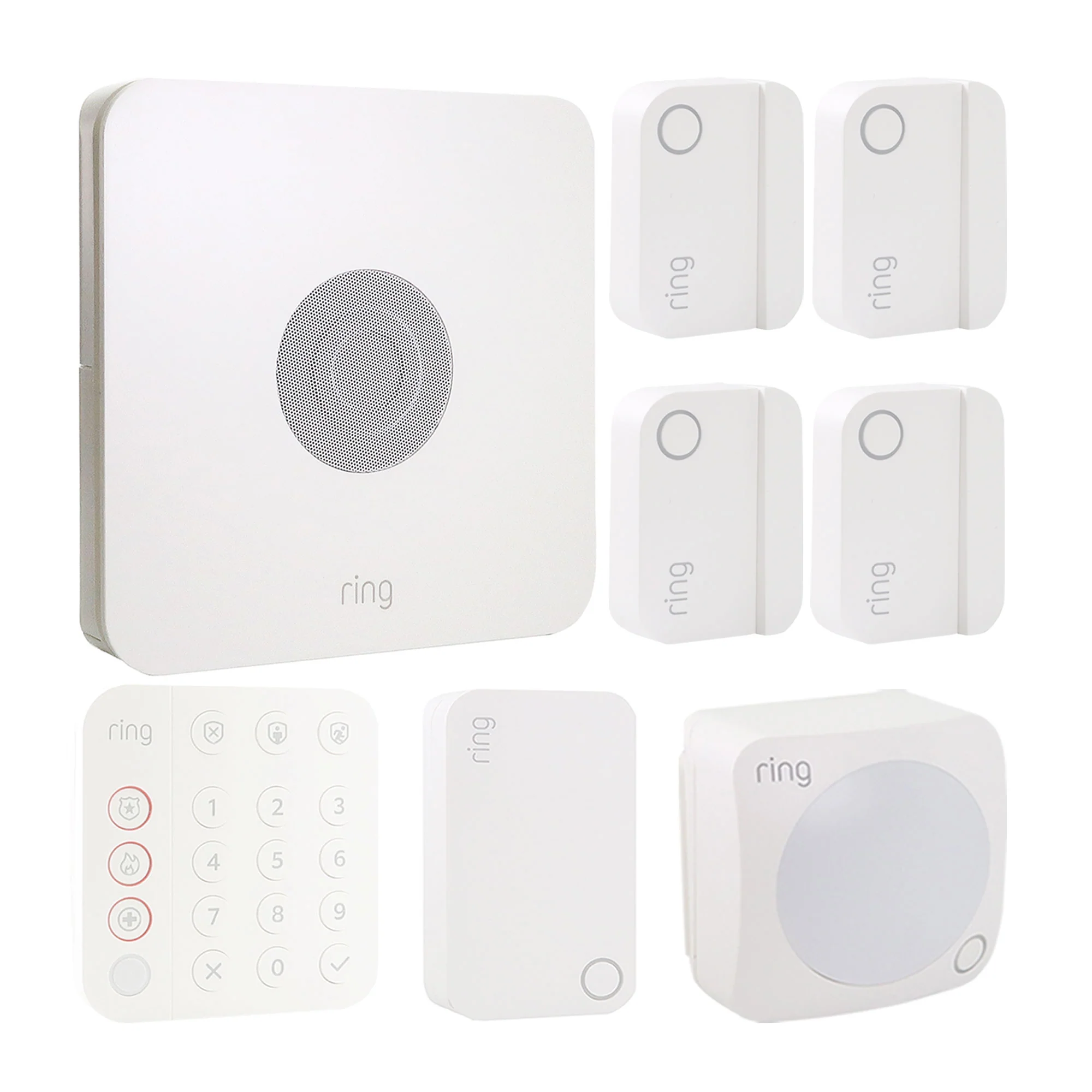 Ring Alarm Pro 8-Piece Kit – Smart Home Security System with Base Station & Keypad + Ring 1080p Video Doorbell (2020 Release, Venetian Bronze) - Image 2