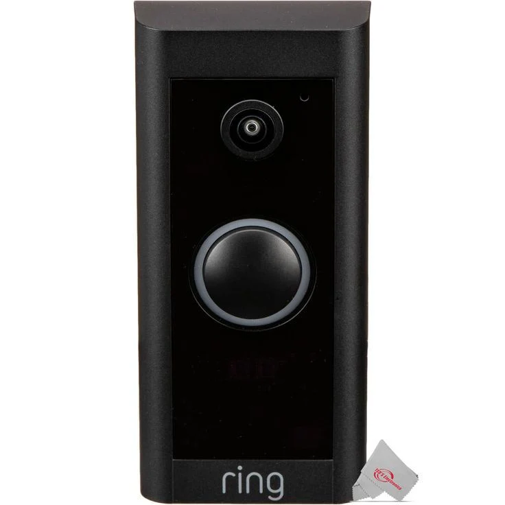 2x Ring 1080p Wired HD Video Doorbell Black - Image 3