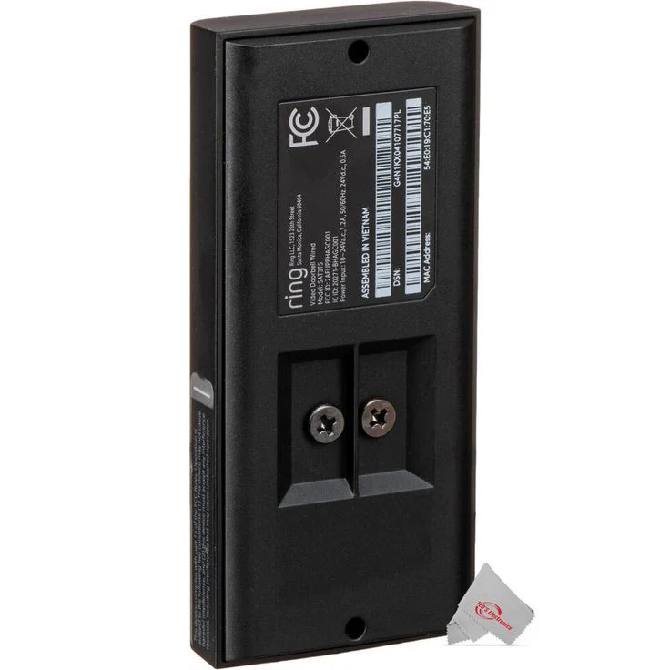 2x Ring 1080p Wired HD Video Doorbell Black - Image 4