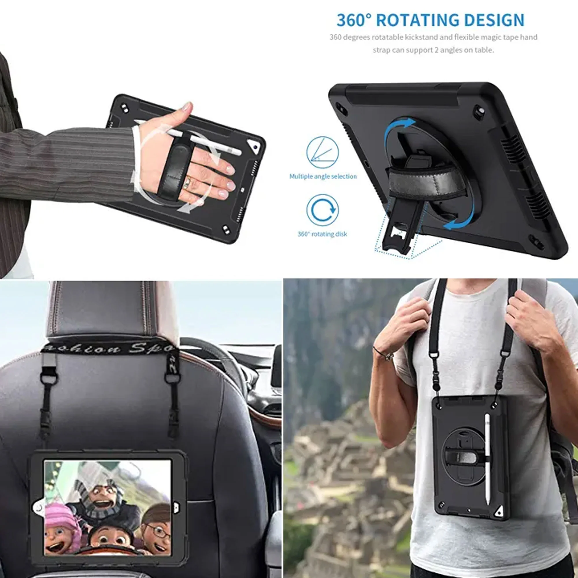 Samsung Galaxy Tab S6 Lite 10.4" 64GB WiFi Android Tablet, S Pen (Oxford Gray) + Multifunctional Premium Quality Tablet Case with Pen Holder Bundle - Image 4