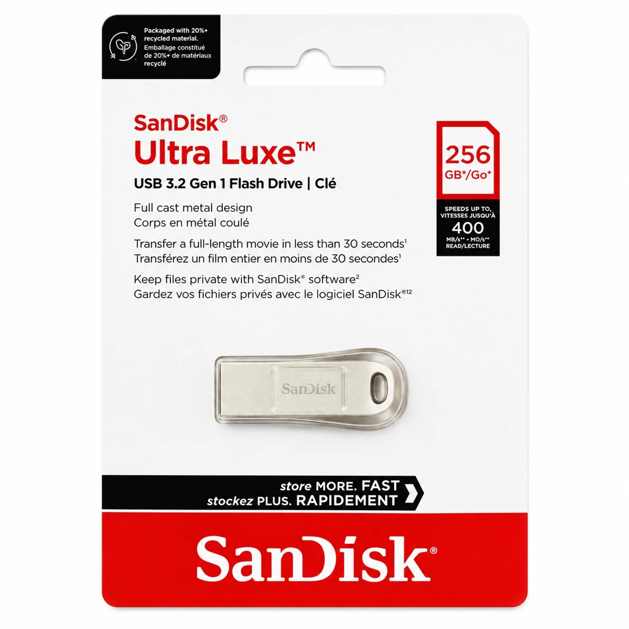 SanDisk Ultra Shift USB 3.2 Gen 1 256GB Flash Drive 5-Pack - Image 2