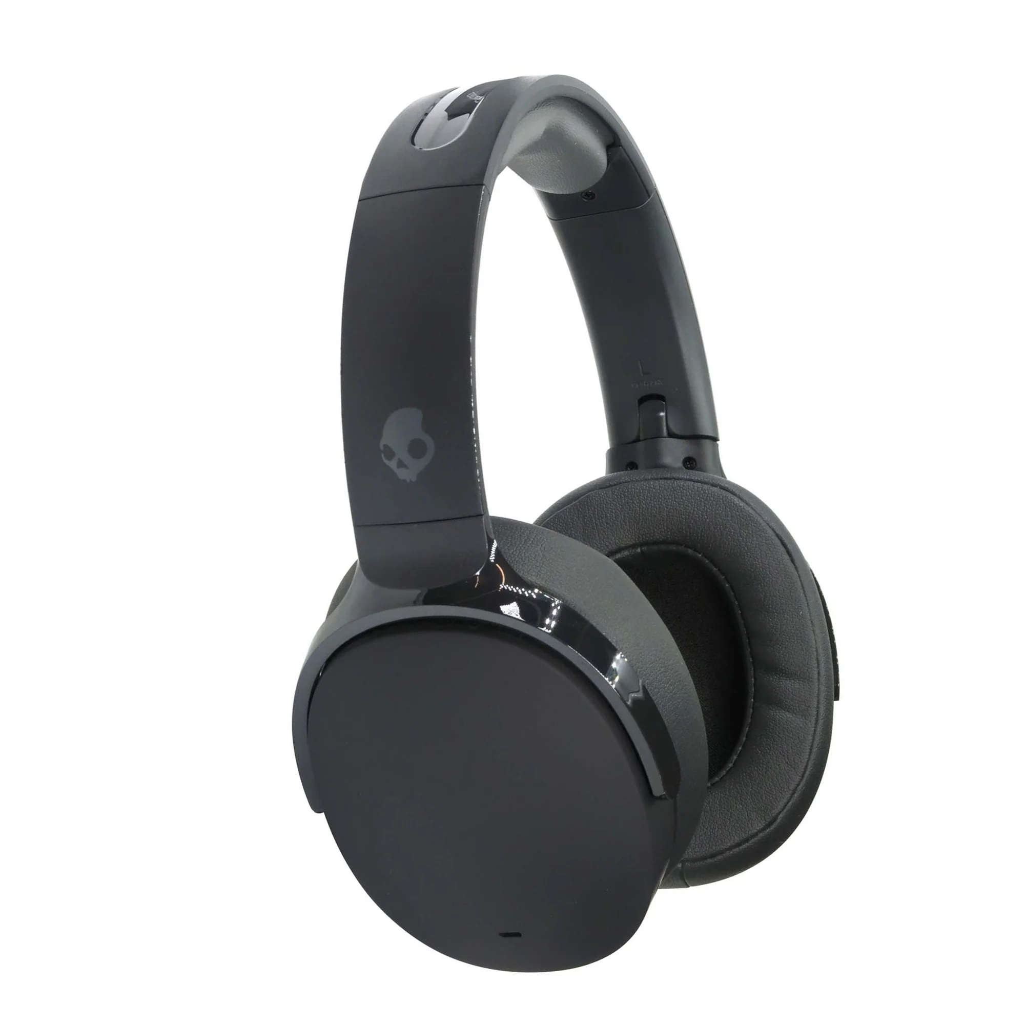 Skullcandy Hesh ANC Noise Canceling Over-Ear Wireless Headphones (True Black) with JBL T110 in Ear Headphones Black - Image 2