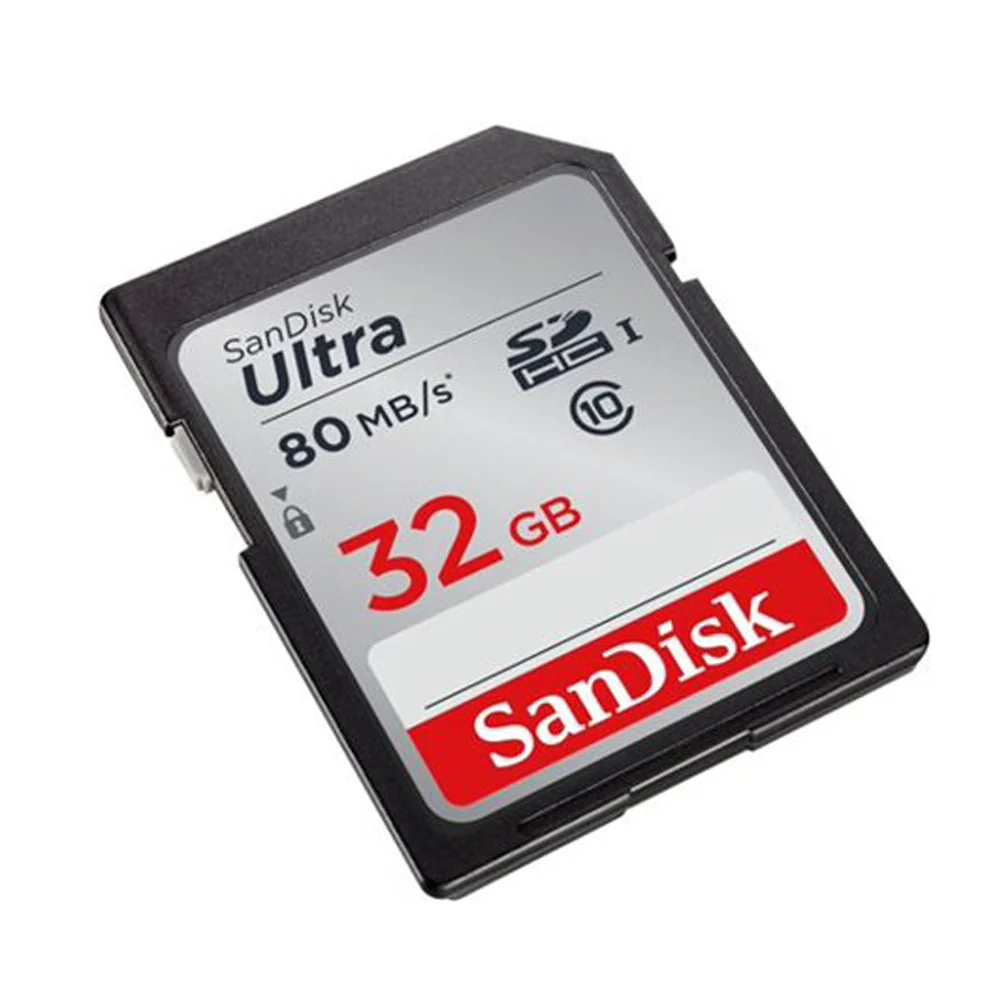 4x SanDisk 32GB SDHC Ultra 80MB/s + Memory Card Holder - Image 3