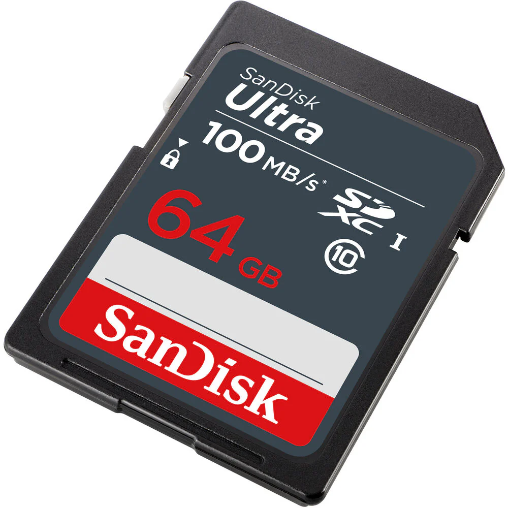 4x SanDisk 64GB Ultra SDXC UHS I Memory Card + Memory Card Holder - Image 4
