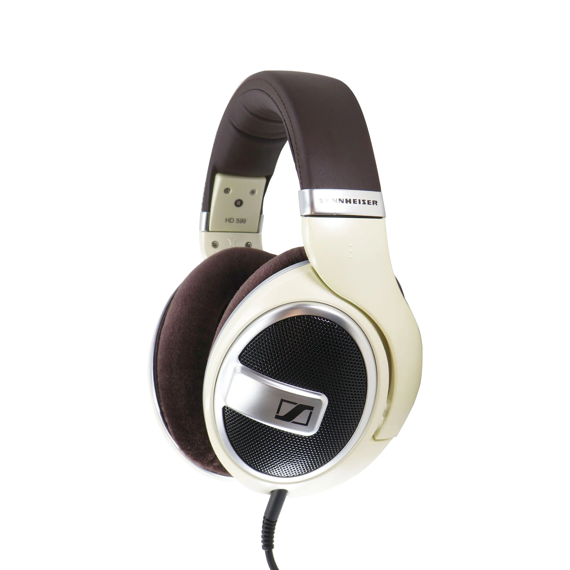 Sennheiser Open-Back Over-Ear Headphones (Matte Ivory) - HD-599 + JLab Play Gaming Wireless Bluetooth Earbuds - Black/Blue - Image 3