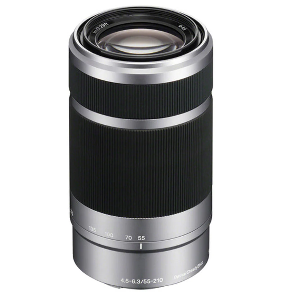 Sony E 55-210mm f/4.5-6.3 OSS Lens Silver with Accessory Kit For Sony E-Mount Cameras - Image 2