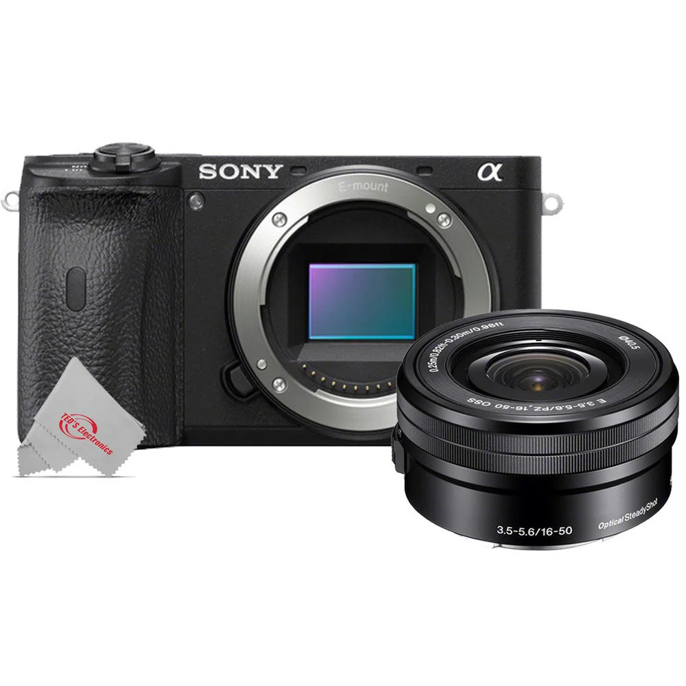Sony Alpha a6600 Mirrorless Digital Camera + Sony 16-50mm Power Zoom Lens Black