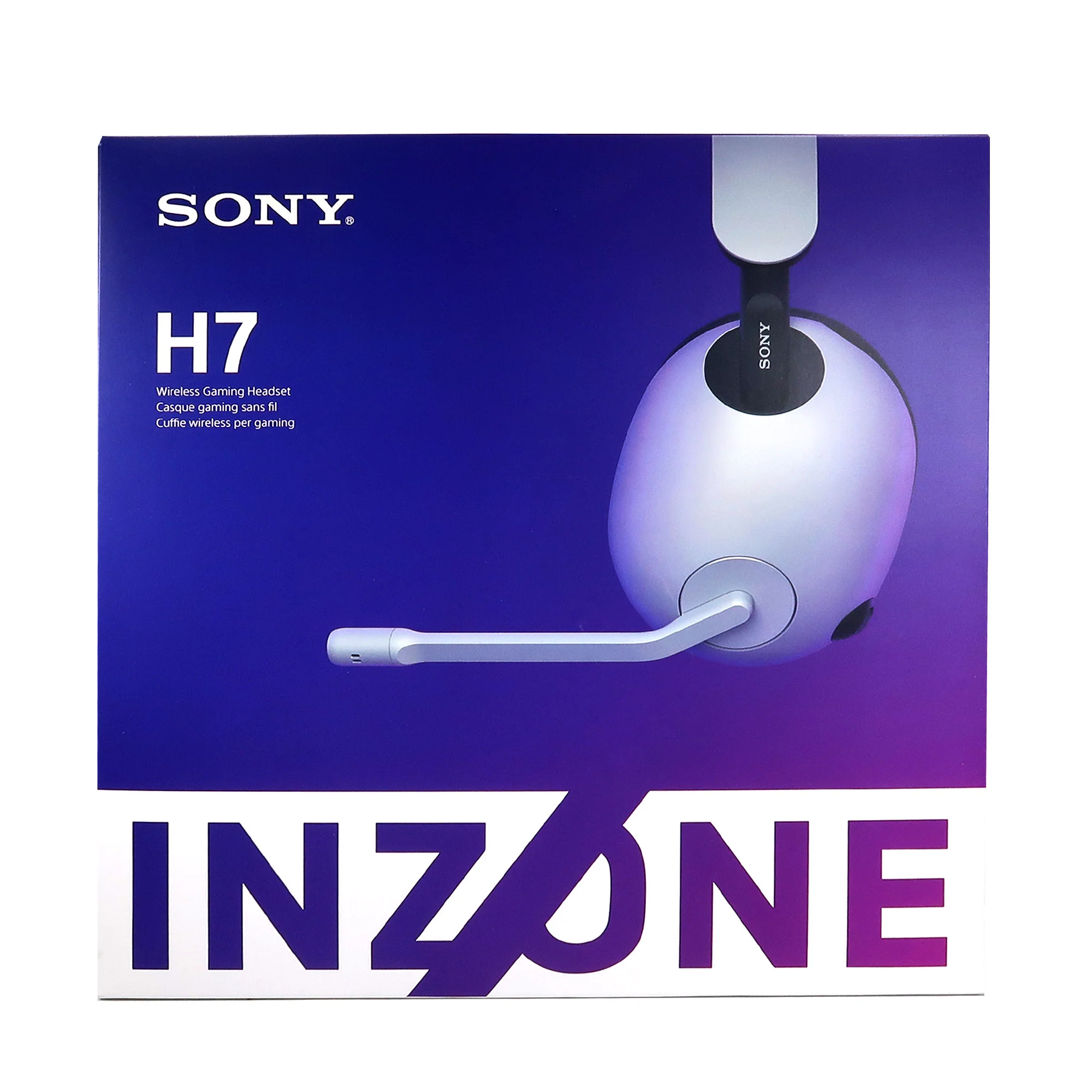 Sony INZONE H7 Wireless Gaming Headset (White) WH-G700 - Image 7