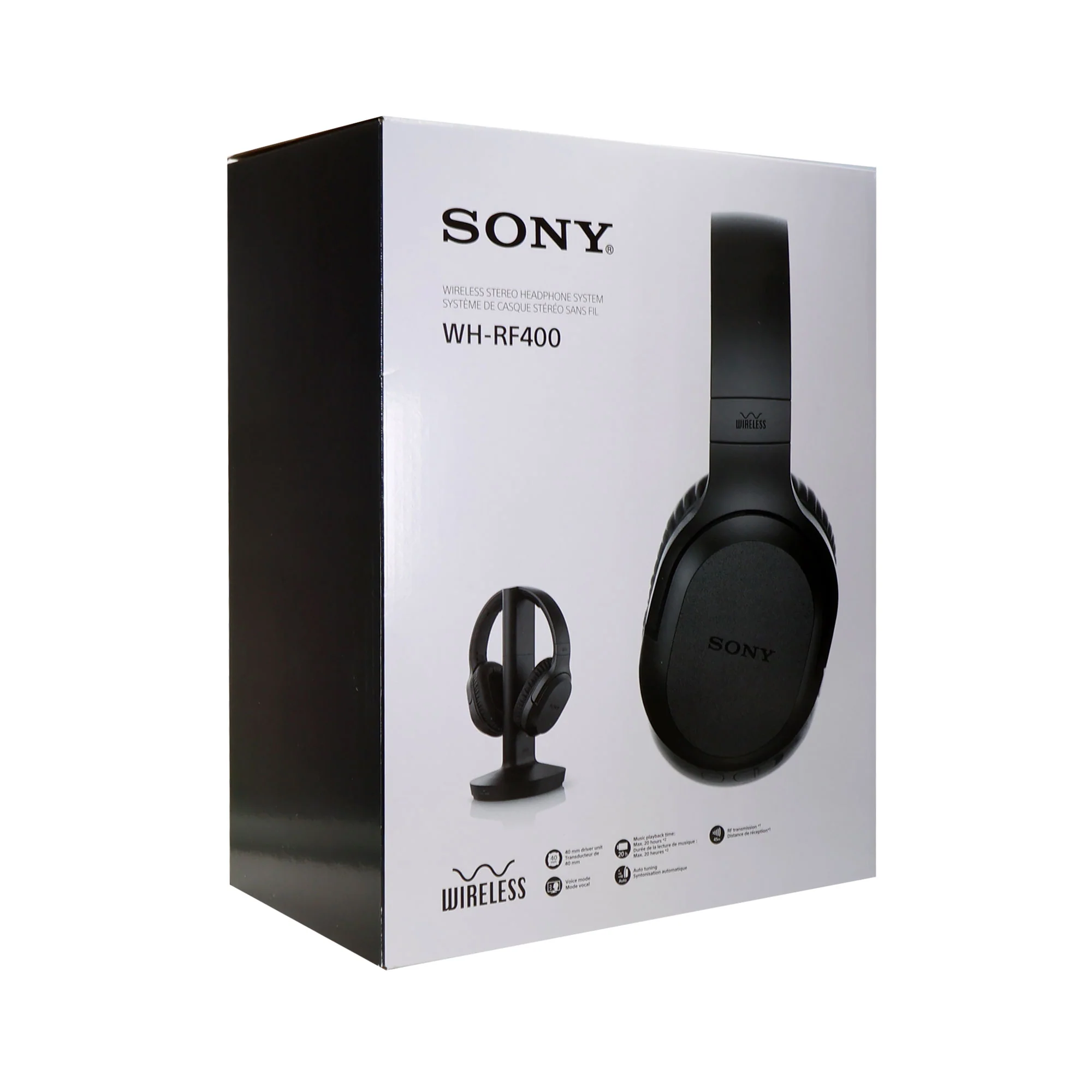 Sony RF400 Wireless Home Theater Headphones for Watching TV (WHRF400), Black - Image 5