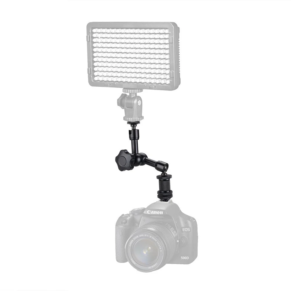 7 Inch Adjustable Articulating Friction Magic Arm for  DSLR Camera Rig, LCD Monitor, DV Monitor, LED Lights, Flash Lights, Microphones, Smart Phone and More - Image 6
