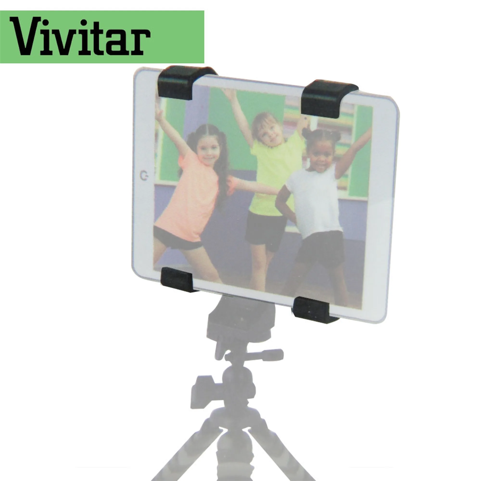 Vidpro ST18 Camera Smartphone Webcam Desktop Stand - 1/4" Screw Mount, 360° Rotatable Ball Head, 8 - 18 Inch Height Adjustable Table Stand and Vivitar IPAD HOLDER - Image 10