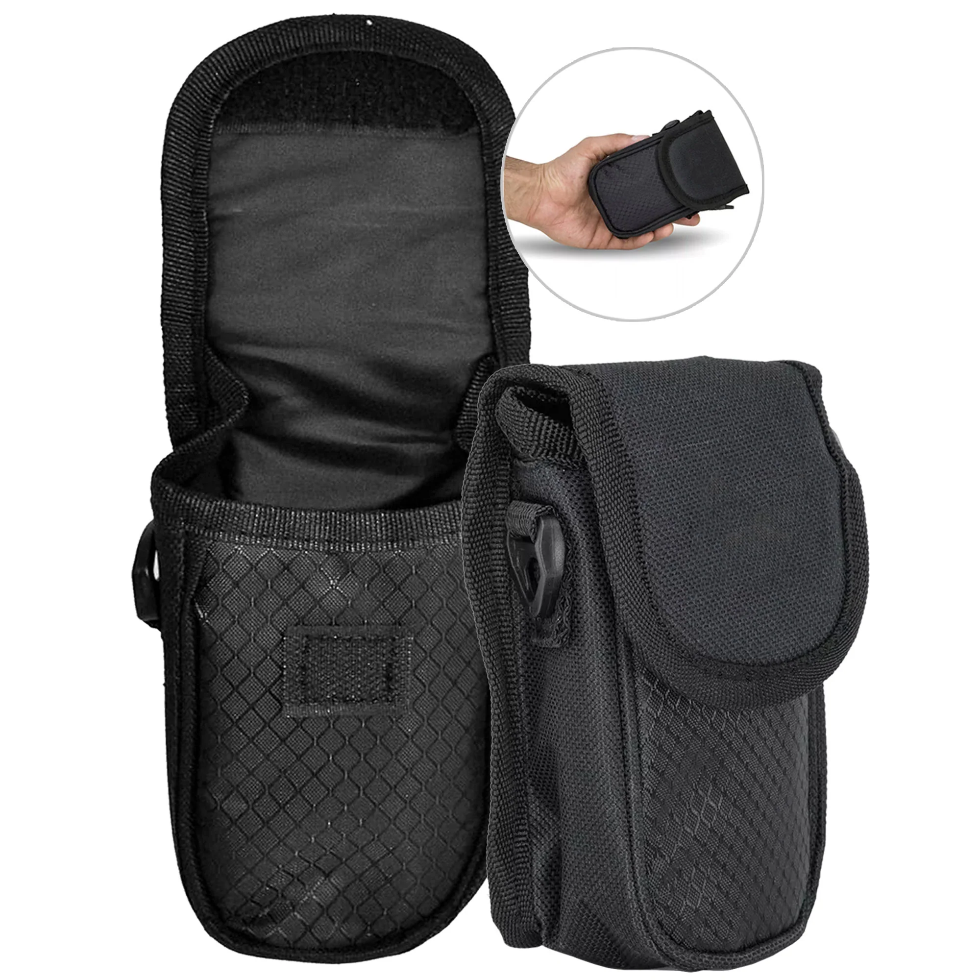 Neoprene Compact Protective Carrying Case for Digital Camera Sony ZV-1 RX100 VII VA VI V IV III II DSC W800 W830 for Canon SX740 ELPH 360 IXY 650 IXUS 285 Cameras for Travel + 128GB SDXC/SDHC Card + Streaming Essentials Tripod Selfie Stick + Cleaning Kit - Image 2