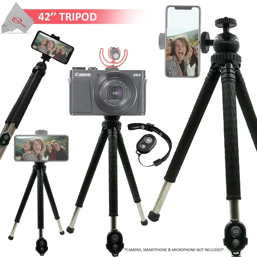 Travelors' Best Accessory Bundle for Canon PowerShot SX60 SX50 G1X with 2 Replacement Batteries and More - Image 6