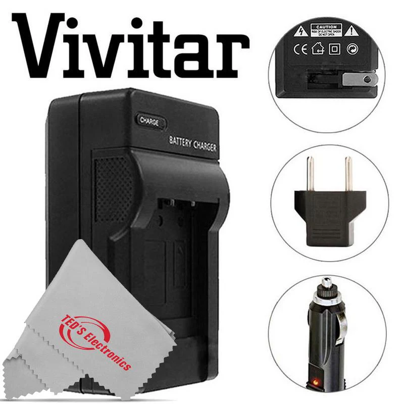 Vivitar VIV-CB-11LH Li-On Rechargeable Battery for Canon NB-11LH + Vivitar Battery Charger for Canon NB-11L/NB-11LH - Image 3