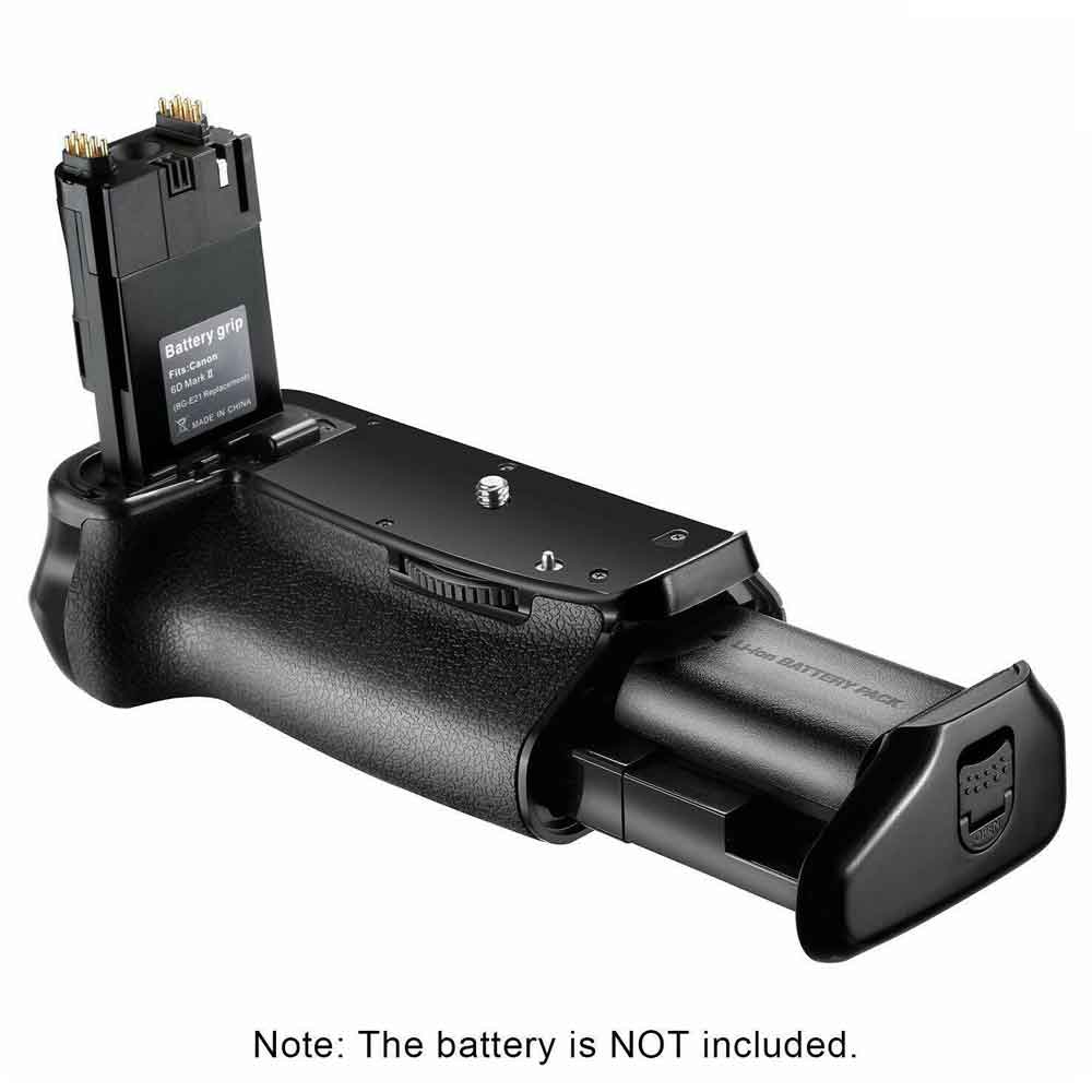 Vivitar BG-E21 Deluxe Battery Power Grip for Canon 6D Mark II Digital SLR - Image 3