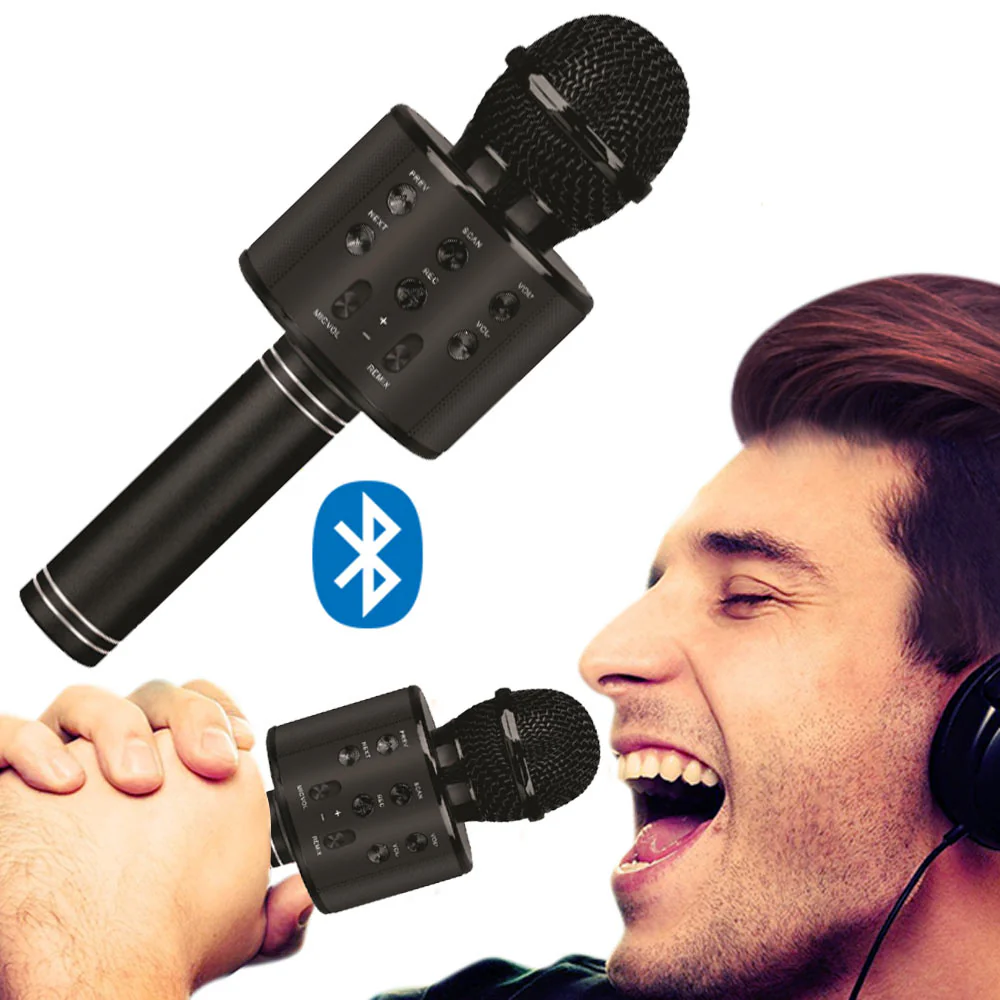 Vivitar Wireless Bluetooth Karaoke Microphone USB Powered High Quality Sound for Wireless Speaker, Voice Recorder and Loudspeaker - Image 6