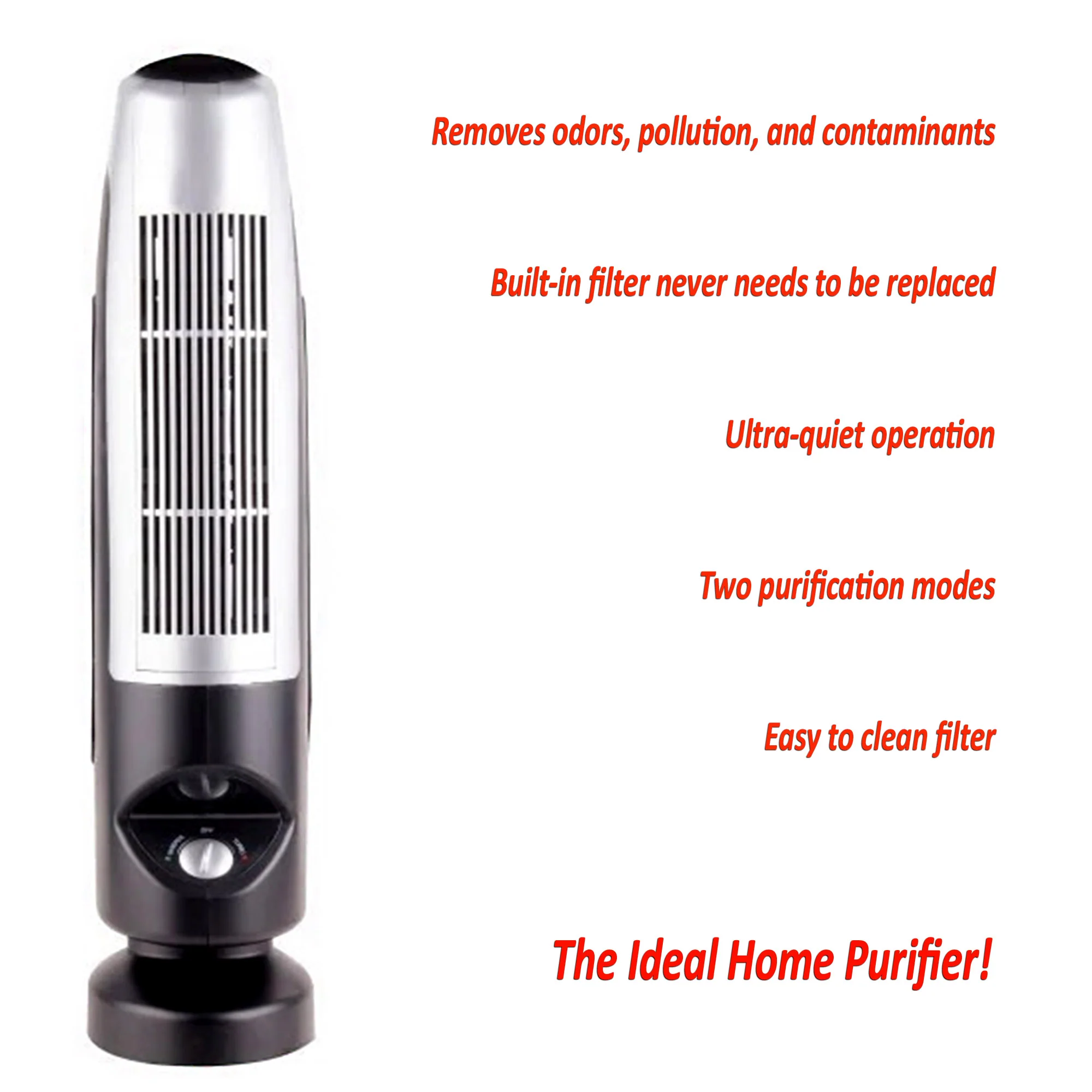 Vivitar Air Purifier for Home Large Room | Airborne Allergen, Wildfire / Smoke, Pollen, Pet Dander, and Dust Reducer - Image 2