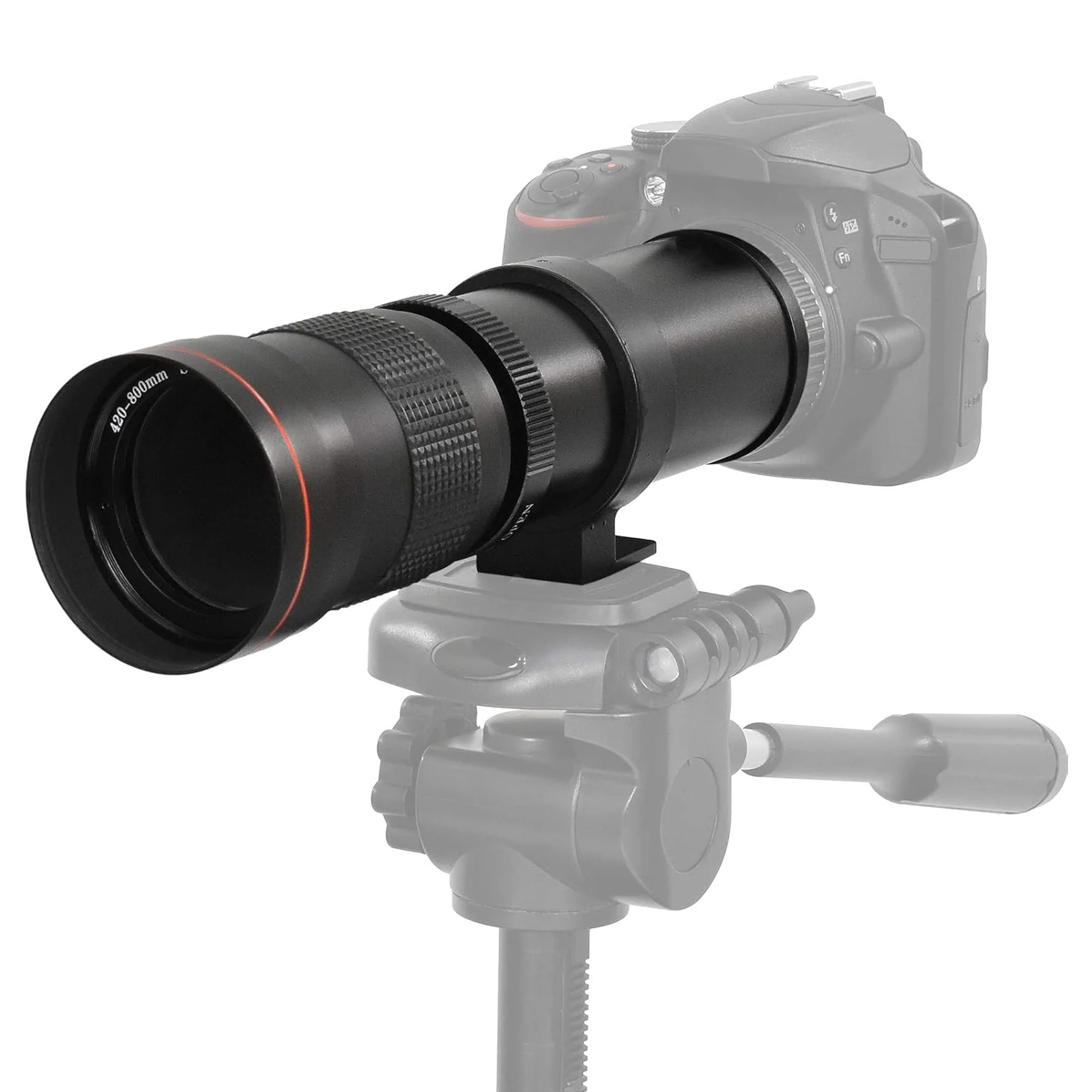 420-1600mm f/8.3 HD Manual Super Telephoto Zoom Lens for Nikon D780 D850 D610 - Image 8
