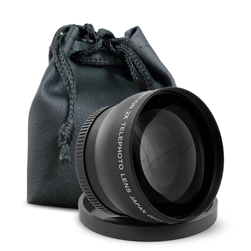 58MM Telephoto Teleconverter Lens + Cap for Canon EOS 700D 650D 600D 550D 350D - Image 3