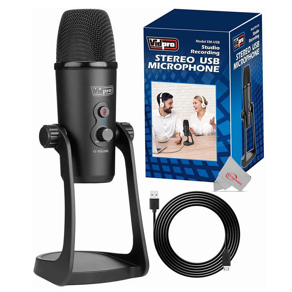 Studio Recording USB Stereo Microphone with Desktop Stand for Windows + Vloggers Choice Super-Powerfull 5000 Lux LED Light Panel Fill Light on 12-Inch Flexible Tripod For Zoom Meetings and More - Image 10