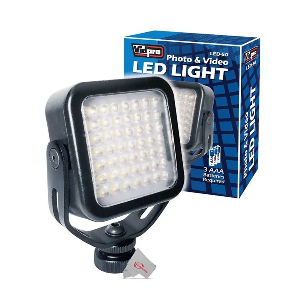 Two Vidpro LED-50 Photo And Video Led Light - Image 2