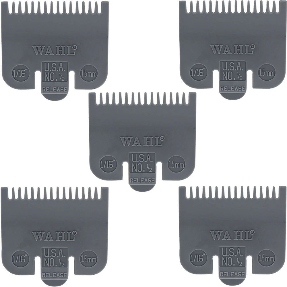 5 Units Wahl Color-Coded Clipper Guide [#1/2] - 1/16" #3137-101