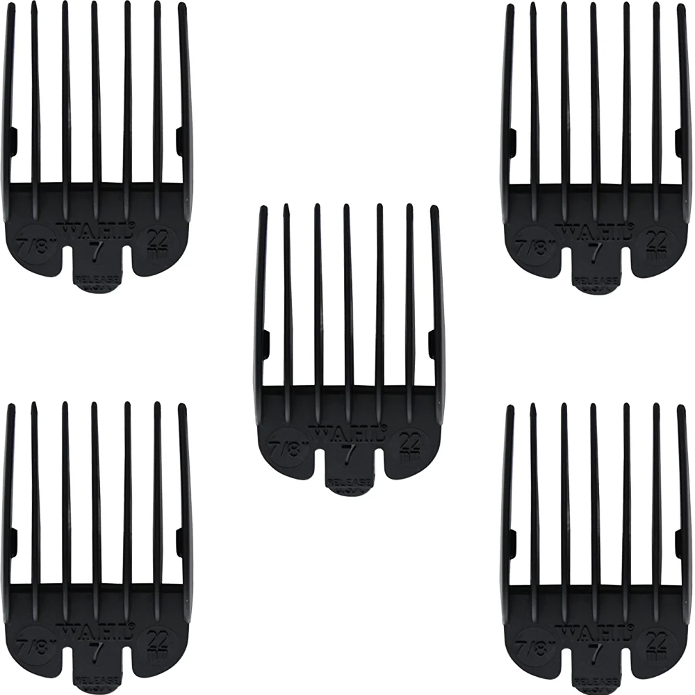 5x Wahl Professional #7 Guide Comb Attachment - 7/8'' (22.0mm) - 3145-001